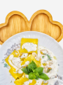 Gudtolli Square Four yellow Cheese Ravioli Fresh Pasta