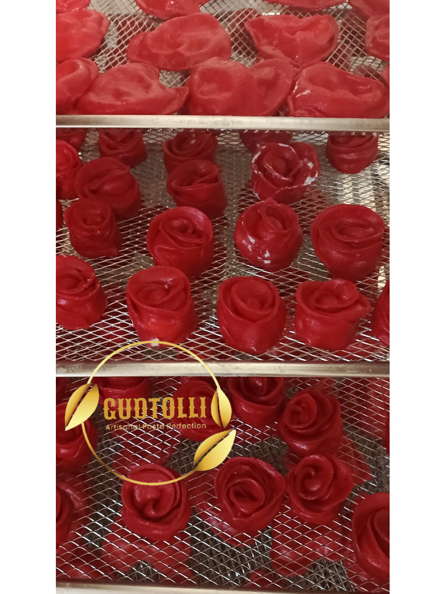 Gudtolli Flower Ravioli, fully decorated Fresh Pasta