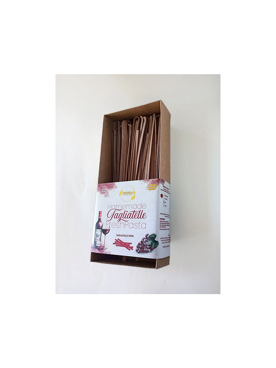 Gudtolli Red Wine Tagliatelle Fresh Pasta