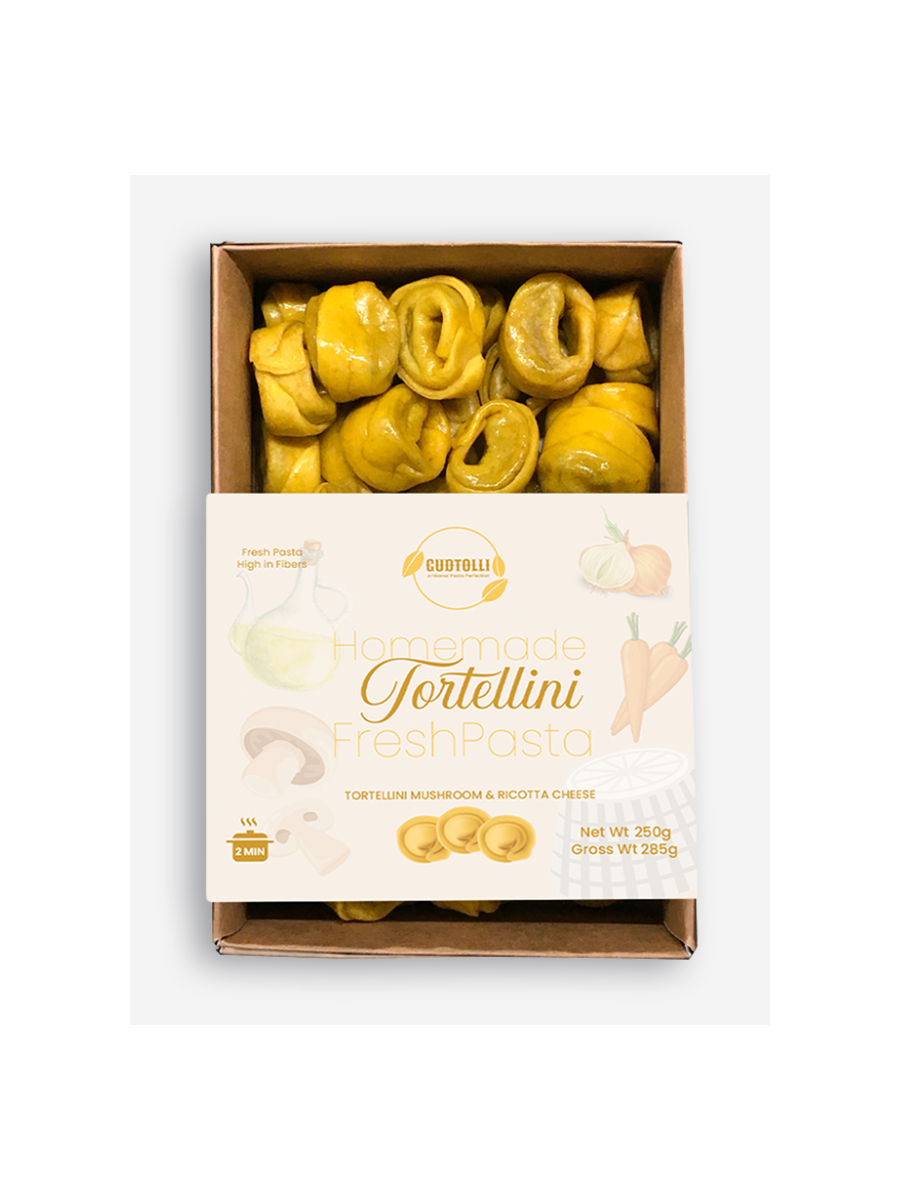 Gudtolli Ricotta Mushrooms Parmesan Tortellini Fresh Pasta