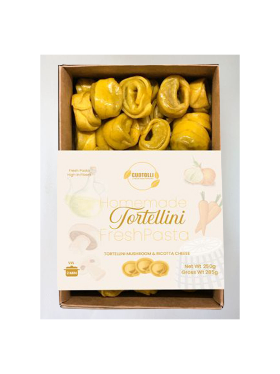 Gudtolli Ricotta Mushrooms Parmesan Tortellini Fresh Pasta
