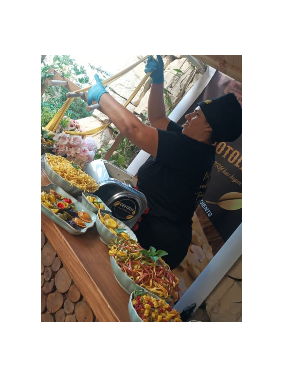 Golden Pasta Station - Per person minimum 35 person 