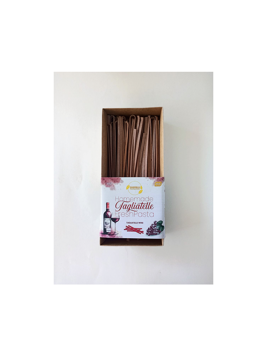 Gudtolli Red Wine Tagliatelle Fresh Pasta