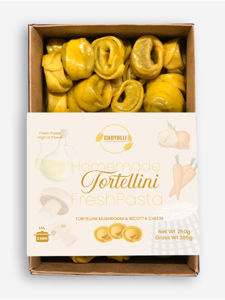 Gudtolli Ricotta Mushrooms Parmesan Tortellini Fresh Pasta